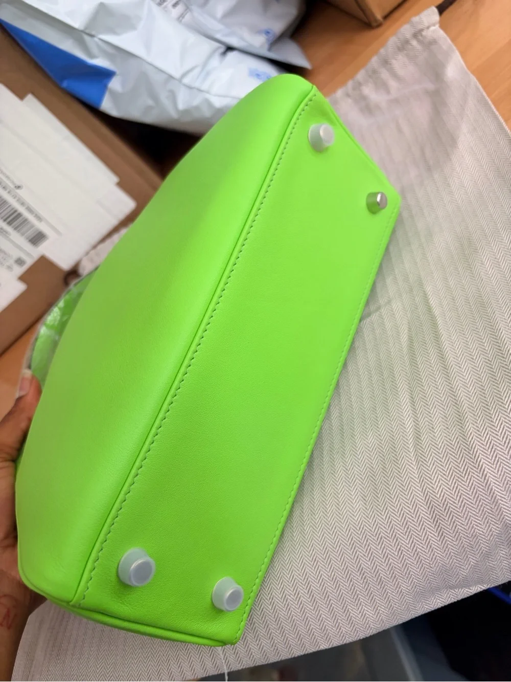 Limited Edition Kiwi Lichen NEON GREEN SWIFT Candy Kelly 25 Retourné PHW
